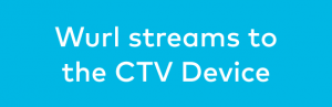 Wurl streams to the CTV device